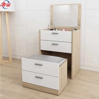 Chất Lượng Cao Đơn Giản Bằng Gỗ Hiện Đại Bàn Trang Điểm Gương