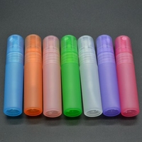 Flacon pulvérisateur de parfum en plastique PP coloré de 10 ml, 12 ml, 15 ml, 20 ml, 30 ml