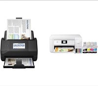 Scanner de documents de bureau couleur sans fil recto-verso pour scanner ES-580W, chargeur automatique de documents 100 feuilles, 35 ppm, PC, Mac, USB
