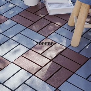 Durable Outdoor Interlocking <b>Plastic</b> Deck <b>Tiles</b> for Patio Balcony Terrace Courtyard Flooring - Product Image 5