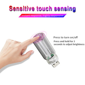 Kaidengzhe nhấp nháy trang trí tự động 5V <span class=keywords><strong>LED</strong></span> nội thất ánh sáng xe đọc Trần mái có thể sạc lại cảm ứng ánh sáng ban đêm - Product Image 4