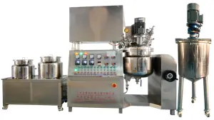 Toothpaste Making Machine Toothpaste Making Machine Vacuum Emulsifier Toothpaste Production Line Toothpaste Equipment Emulsion High Shear Homogenizer