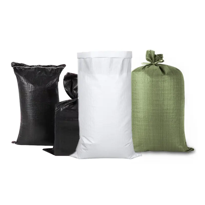 Factory Supply Virgin Resin Polypropylene Woven Bags Rice Grain Corn Wheat Flour-Moisture Proof Flexo Printed Food Use-Wholesale