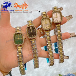 Montre analogique à quartz tendance pour femme BVGRI avec bracelet en cuir serpent et diamants, bracelet personnalisé transfrontalier - Product Image 1