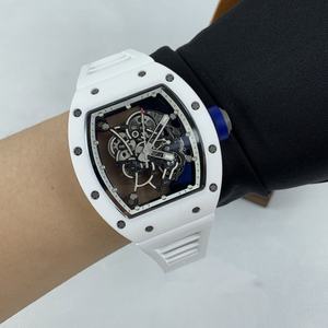 Reloj Mecánico de Hombre 055 de Cerámica Blanca, el Más Vendido del 2026, con Cristal de Zafiro de Alta Calidad en Forma de Barril, Estilo Casual y Moderno - Product Image 6