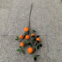 Super Star A-507 Hoogwaardig Ecologisch Schuim Kunstmatige Fruit Tangerine Sinaasappel Bos Bloemstuk 66/96cm voor Bruiloft Huis