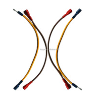 Kabel Harness Antena Radio FM 2Pin Khusus Otomotif, Berperingkat IP66, Inti Tembaga PVC 12V untuk Pemutar Audio Mobil