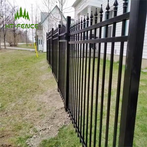 HT-FENCE thiết kế hiện đại rèn sắt hàng rào rèn sắt cổng trang trí hàng rào - Product Image 6