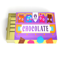 Boîte à biscuits pliable personnalisée recyclable avec laminage mat et revêtement UV, boîte d'emballage alimentaire pour gâteaux en carton blanc