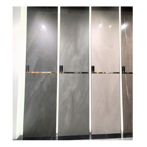 Dalles de sol en porcelaine grise Fiona Cement, antidérapantes, modernes, ACCENTS, 750*1500, béton mat, revêtement de sol durable pour usage intérieur - Product Image 2