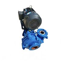 Pompa Lumpur Pasir Dewatering Tambang Listrik 15Hp 380V Horizontal Sentrifugal Tahan Aus Besi Cor Paduan Krom Tinggi