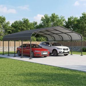 Abri de voiture toutes saisons 12x20 pour bateau, kits de <span class=keywords><strong>garage</strong></span> portables, bâtiments de <span class=keywords><strong>garage</strong></span> en gros, abri de voiture en acier, personnalisation de la taille - Product Image 4