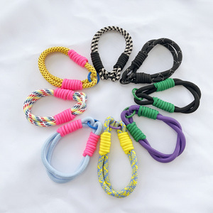 Correa de cordón de nailon para teléfono móvil antipérdida con cordón de pulsera tejido de nailon con parche. - Product Image 2