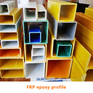 Ống vuông FRP, sợi thủy tinh GRP, profile ép đùn với dịch vụ uốn và cắt - Product Image 4