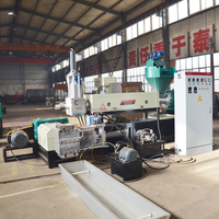 PP PE HDPE LDPE LLDPE Machine de pelletisation de recyclage du plastique à double étape Nouvelle condition Conception à vis unique pour la fabrication de granulés