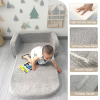 Canapé convertible extra large personnalisé pour enfants, canapé confortable pour tout-petits, fauteuil en peluche, canapé-lit pour bébé, pliable pour chambre à coucher, école