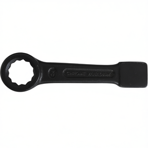 Clé polygonale Fervi en chrome vanadium, embout à douille de 12 mm, outil à extrémité ouverte - Product Image 2