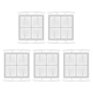 Électrodes adhésives 40x40mm, type fileté, fils d'électrodes thérapeutiques pour la thérapie de massage corporel, 20 pièces par paquet - Product Image 3