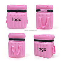Sac isotherme gonflable personnalisé en PVC imperméable avec logo, glacière gonflable, boîte à glace isotherme