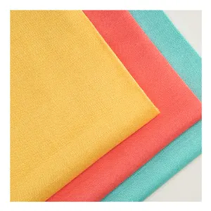 Premium Quality kain Rayon slub Viscose slub Solid Dyed slub Viscose Fabric