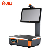 POSHJI PSJ2500 balance de cuisine numérique électrique 15.6 "écran tactile Construction en métal multi-usage pour le pesage de camion de carrosserie de bijoux