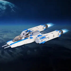 Moc2094 Anakin 'S Y-Wing Fighter 605 Stuks Bakstenen Met R2d2 Ashoka Space Wars Actiemodel Educatie Bouwstenen Kids Cadeau Speelgoed
