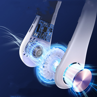 Ventilateur de cou MAIMAI sans pales, portable, mains libres, rechargeable, batterie 2000 mAh pour hommes et femmes