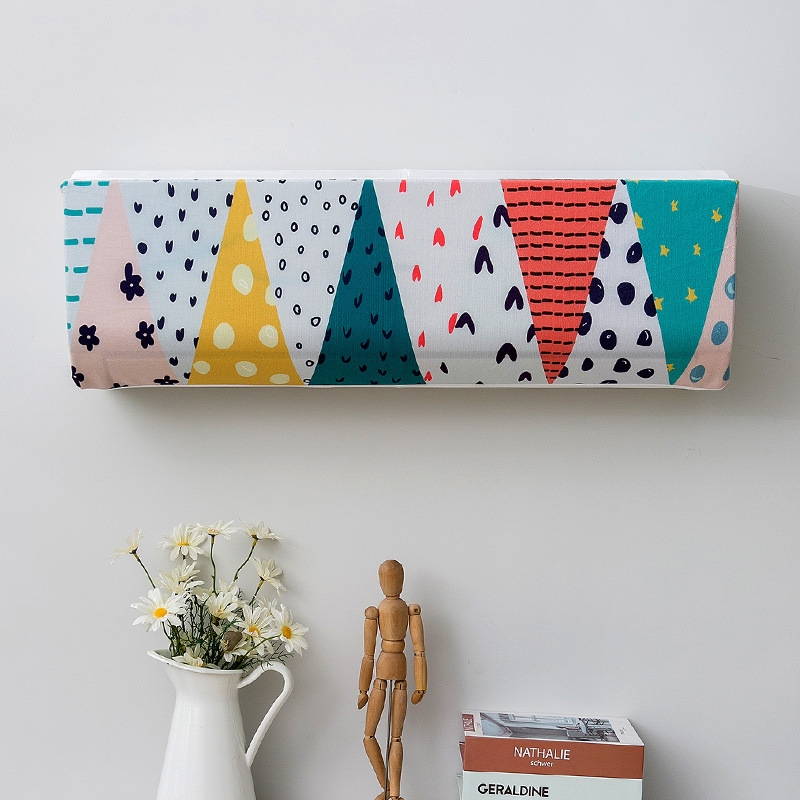 Чехол для кондиционера K1324, пылезащитный чехол для кондиционера с рисунком тропических листьев, украшение для дома