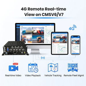<span class=keywords><strong>Enregistreur</strong></span> <span class=keywords><strong>vidéo</strong></span> numérique mobile (MDVR) 8 canaux 4 To <span class=keywords><strong>disque</strong></span> <span class=keywords><strong>dur</strong></span> H.264 1080P 15fps pour camions et bus - Product Image 3