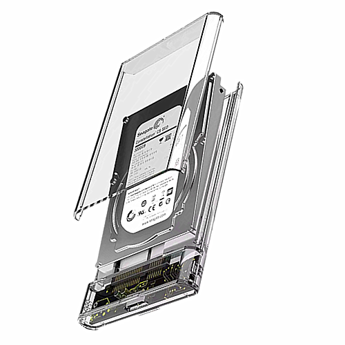 OEM Factory Computer ABS Plastic Enclosure External USB 3.0 to SATA 2.5 Inch SSD Hard Disk Case Hard Drive Case