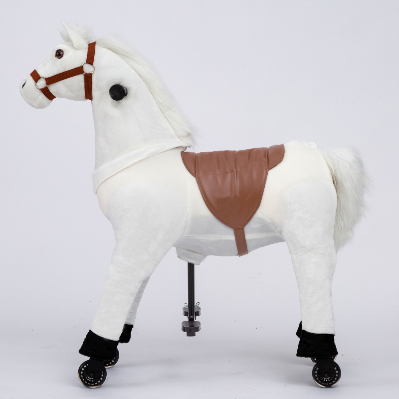 White Horse Ride in an Amusement