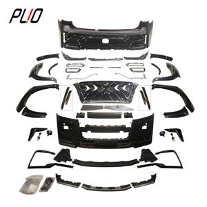 Kit de Carrocería Estilo Black Hawk para <span class=keywords><strong>Nissan</strong></span> Patrol Y62 2010-2021, Parachoques Delantero, Parachoques Trasero, Rejilla, Molduras de Ruedas, Capó - Product Image 5