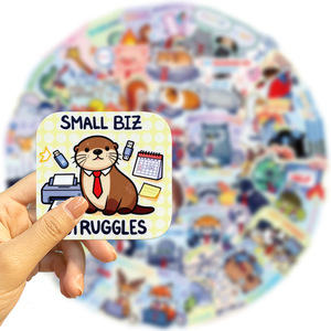 50 Pezzi Adesivi Divertenti con Animali Cartoon per Decorazione Telefono, Ufficio e Regalo - Product Image 4