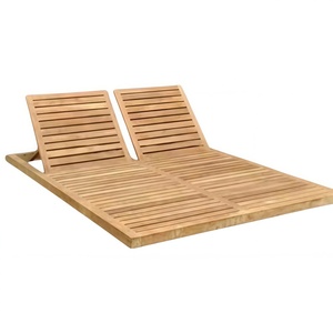 Silla de Playa de Madera Maciza, Tumbona de Teca para Exteriores, Muebles para Hotel, Villa, Patio, Terraza, <span class=keywords><strong>Piscina</strong></span>, Uso en Islas <span class=keywords><strong>Vacacionales</strong></span> - Product Image 5