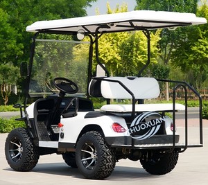 Nouvelle version améliorée de voiturette de golf électrique 3-4 places, véhicule de transport commercial pour invités, véhicule de patrouille à basse vitesse 30 km/h, autonomie 90 km - Product Image 3