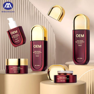 Mới Thiết Kế Độc Đáo 30G 50G 40Ml 100Ml 120Ml Tùy Chỉnh Rỗng Bao Bì Mỹ Phẩm Chăm sóc Da Huyết Thanh Bơm Chai Và Jar Bộ - Product Image 4