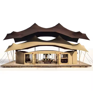 Tente dôme de luxe Tente sauvage pour fête de mariage Glamping Toits plus grands Conception désert sec Cadre en aluminium Distance de baie de 5m - Product Image 3