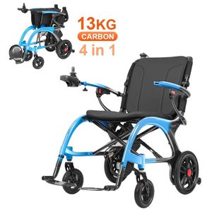 Silla de ruedas eléctrica médica de fibra de carbono de grado hospitalario para rehabilitación de pacientes mayores discapacitados, uso en residencias de ancianos. - Product Image 2