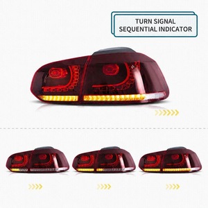 <span class=keywords><strong>Feux</strong></span> arrière LED d'usine avec clignotants séquentiels pour <span class=keywords><strong>Golf</strong></span> 6 MK6 R 2008 2009-2013 - Product Image 4