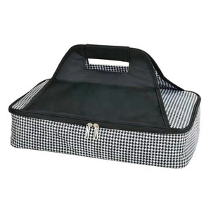 Porte-pizza isotherme à deux étages personnalisé Sac de livraison isotherme Porte-casseroles pour le chaud ou le froid - Product Image 3