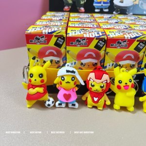 Offre Spéciale – Vente en Gros : Porte-clés Anime Surprise, Figurines d'Action Créatives et Adorables, Boîte Mystère Pikachu pour Cadeau - Product Image 2