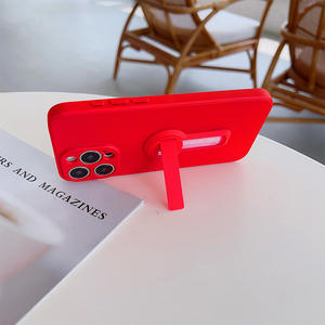 Funda para teléfono Apple con soporte, compatible con iPhone 17 Pro Max, funda de silicona líquida con diseño de Cubo de Rubik - Product Image 3