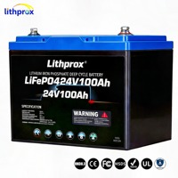 Performa Unggul Baterai Truk Angkat Listrik 24V 100AH Lithium Iron Phosphate LFP untuk Forklift Side Loader CE FCC UN38.3 OEM