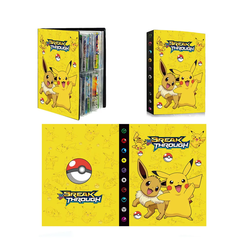 Carpeta de bolsillo para Álbum de Pokemon, carpeta para tarjetas coleccionables, 4, 9, 12, 2021