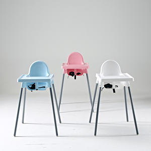 Venda imperdível cadeira alta de plástico dobrável 3 em 1 antiderrapante para alimentação de bebês com almofada macia - Product Image 4