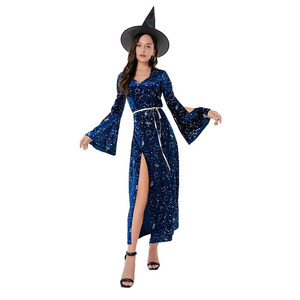 <span class=keywords><strong>Halloween</strong></span> <span class=keywords><strong>Maléfica</strong></span> Bruja Cosplay <span class=keywords><strong>Traje</strong></span> <span class=keywords><strong>de</strong></span> escenario Mujer oscura Bruja Diablo Disfraz - Product Image 5