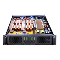 Amplificateur de puissance professionnel 4 canaux 5000 Watts classe D avec construction métallique