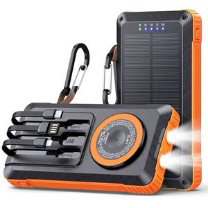 Ce RoHS OEM 10000mAh 20000mAh 30000mAh Pin điện thoại di động panel năng lượng mặt trời điện thoại di động Powerbank sạc năng lượng mặt trời ngân hàng điện - Product Image 1