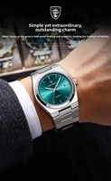 Montre pour homme élégante, ultra-fine, avec design en pierres précieuses, POEDAGAR 930, nouvelle mode, montre à quartz lumineuse