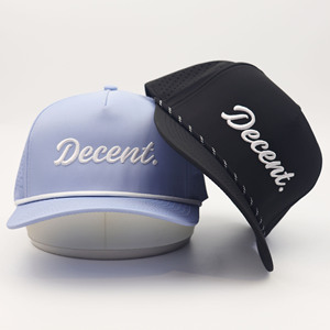 <span class=keywords><strong>Casquette</strong></span> de baseball bicolore imperméable brodée en 3D, perforée au laser, avec cordon de serrage, pour sports de plein air, vente en gros - Product Image 3